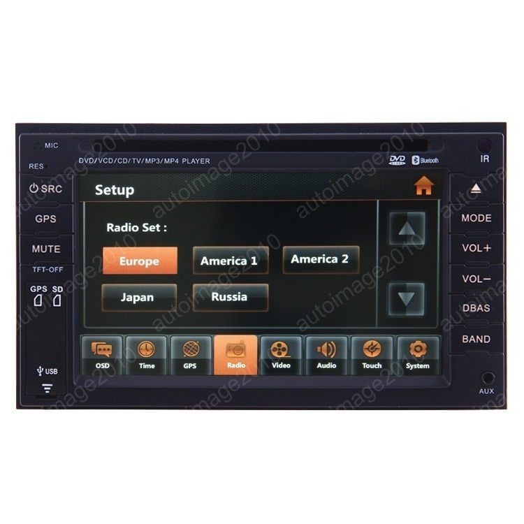 Car GPS Navigation Radio Touch Screen TV DVD Player for 2001 06 