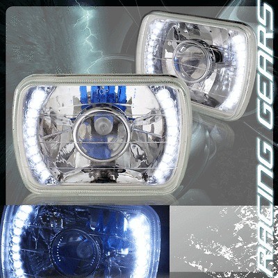 82 93 Toyota Celica 7x6 H6054 Chrome Housing LED Projector Sealed Beam 