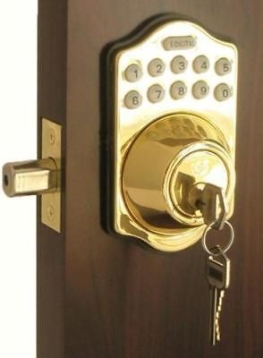 Digital Electronic Keypad Keyless Door Lock Programmable Deadbolt BB