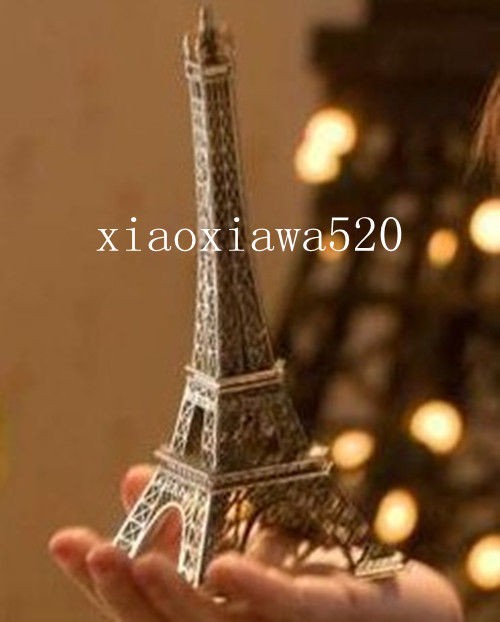 58*58mm Alloy Antique Paris Eiffel Tower Decor Figurine 