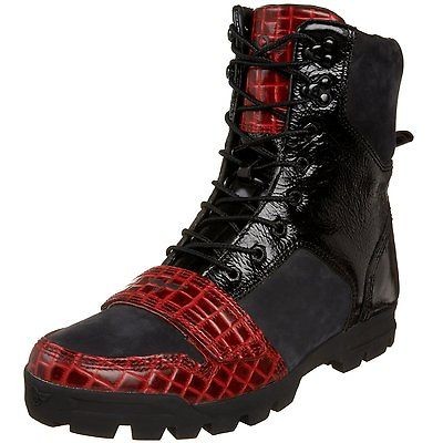 Creative Recreation Mens Dio Black Red