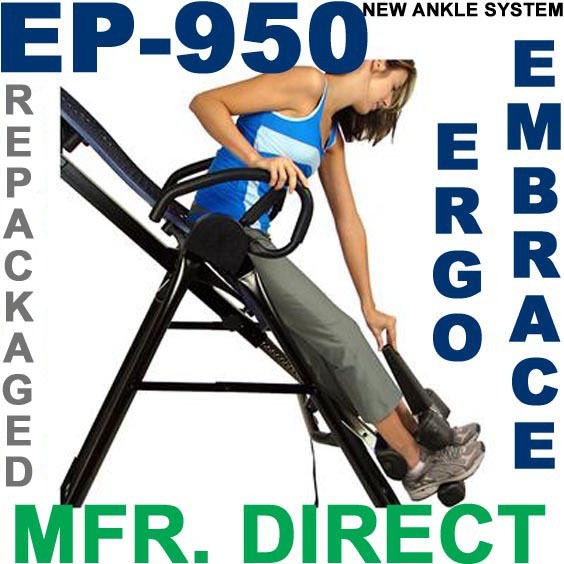 Teeter Hang Ups Ep 950 Inversion Table Wergo Embrace Ankle System On