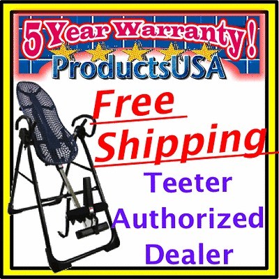 Teeter Hang Ups Refurbished EP 950 Inversion Table EP950 with ANKLE 