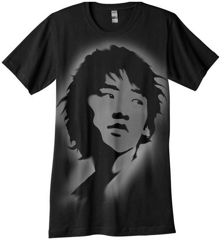 Bi Rain Jung Ji Hoon T shirt Airbrushed with stencils kpop