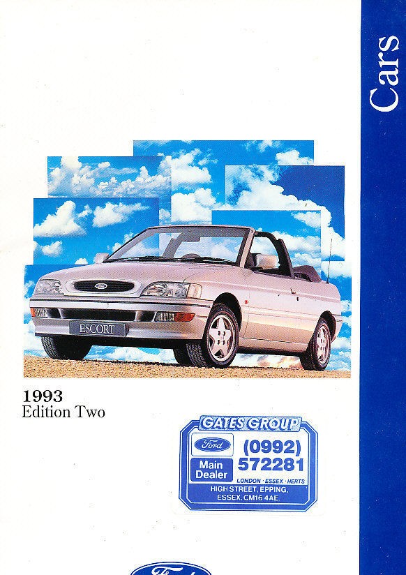   130 page Sales Brochure Catalog Book UK   Granada Scorpio Orion Escort