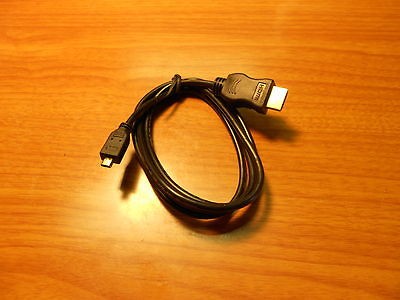 Micro HDMI Audio Video TV HDTV Cable/Cord/Lead for Casio Camera Exilim 