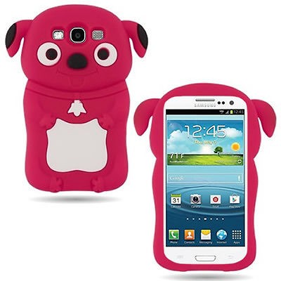   HAPPY DOG CASE PHONE COVER + SCREEN PROTECTOR Samsung GALAXY S III 3