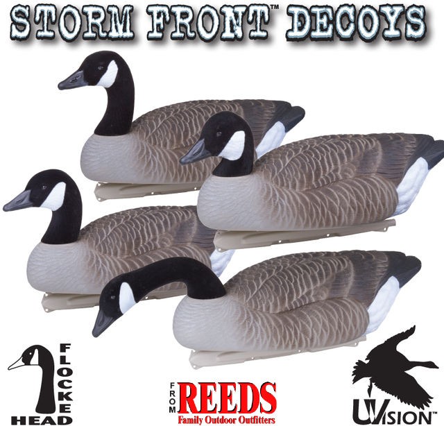 Flambeau 23 Flocked Canada Goose Floater Decoy (4 Pack)   8090SHU