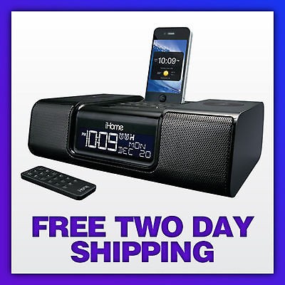 NEW iHome iA9BZC App Enhanced Dual Alarm Clock Radio with iPhone 