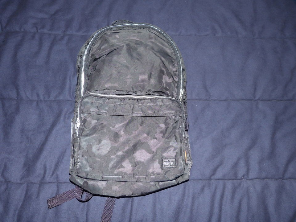 BAPE X HEADPORTER CAMO BACKPACK 2011 W FREE BAPE BEENIE