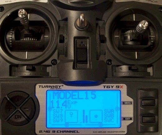 Turnigy 9x Transmitter BLUE Back light Kit TGY 9X TGY9x blue 