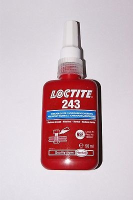 Loctite 243 threadlocker 50ml ex. 03/14