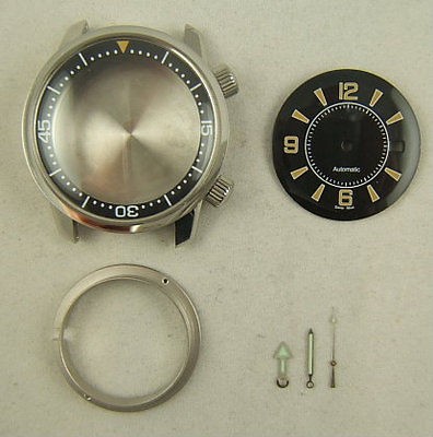 STEEL COMPRESSOR CASE DIAL HANDS RING FOR ETA 2824 2