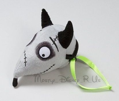 Disney Tim Burtons Frankenweenie Sparky Plush Wristlet Tote Plush Toy 