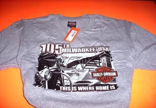 HARLEY 105TH ANNIVERSARY RALLY T SHIRT large xl 2xl new