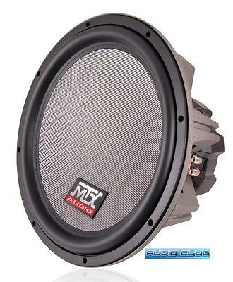 MTX AUDIO T800 THUNDER SERIES 1500W MAX 12 DUAL 4 OHMS CAR COMPONENT 