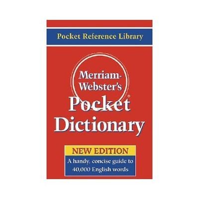 NEW Merriam websters Pocket Dictionary   Not Available