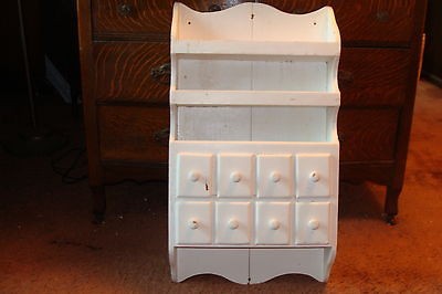 NEAT OLD FARMHOUSE SPICE/DISPLAY CABINET KITCHEN STORAGE RETRO