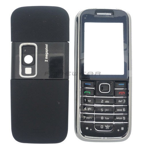 NEW BLACK FASCIA FACIA COVER HOUSING FACIA FOR NOKIA 6233