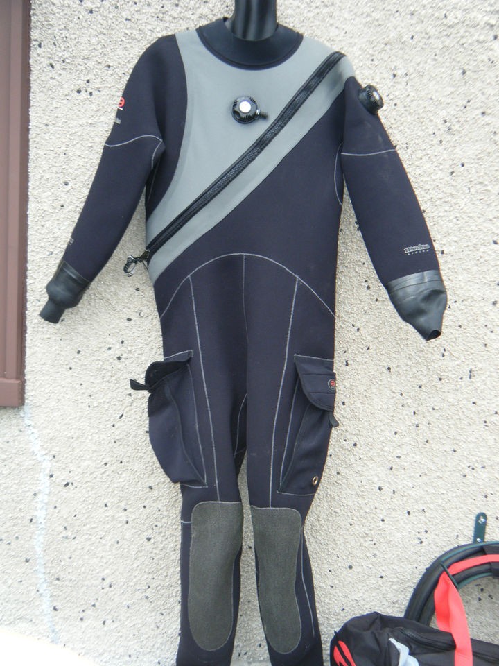 pinnacle black ice neoprene dry suit