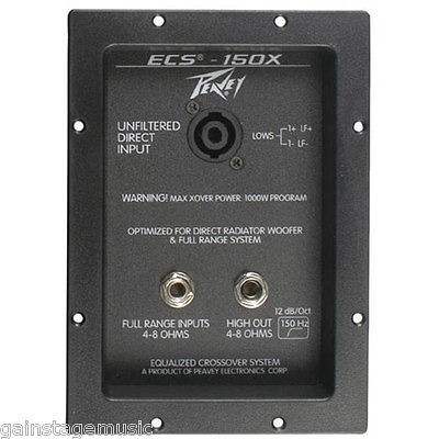 Peavey ECS 150X Speaker Crossover Speakon and 1/4 panel 150Hz