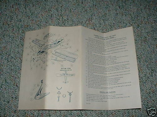 Lincoln International Auster Autocar Instructions