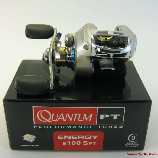 QUANTUM ENERGY E100SPT 6.31 RIGHT HAND BAITCAST REEL