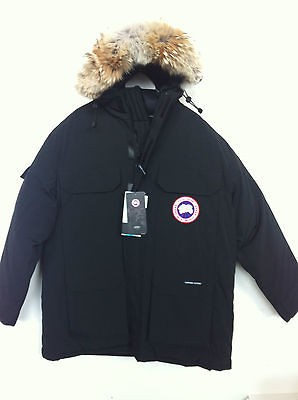 NEW CANADA GOOSE EXPEDITION JACKET MEN XL XLARGE PARKA AUTHENTIC BLACK 