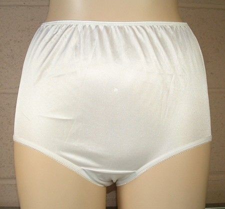 SILKY VINTAGE STYLE SISSY NYLON BRIEFS sz 7 13