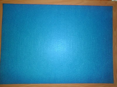 Large 17 x 23 Aqua Blue Felt Board/Reverse Side Dry Erase & Magnetic