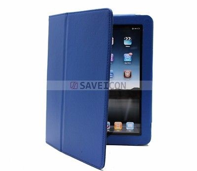 Magnetic iPad 1 1st Generation Leather Case Cover with Build in Stand 