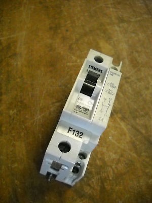 Siemens Breaker 5SX21 C6 6 Amp A 6A 277V w/ 5SX9100HS