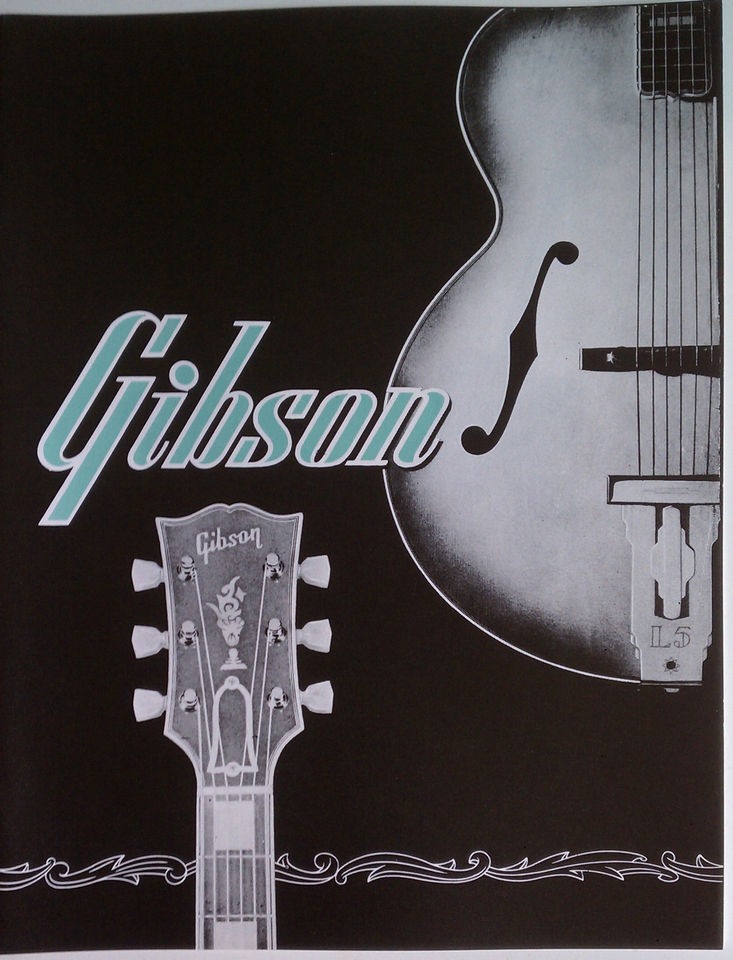 1956 Gibson Guitars Amps Mandolin Banjo Ukulele & More Catalog Reprint 