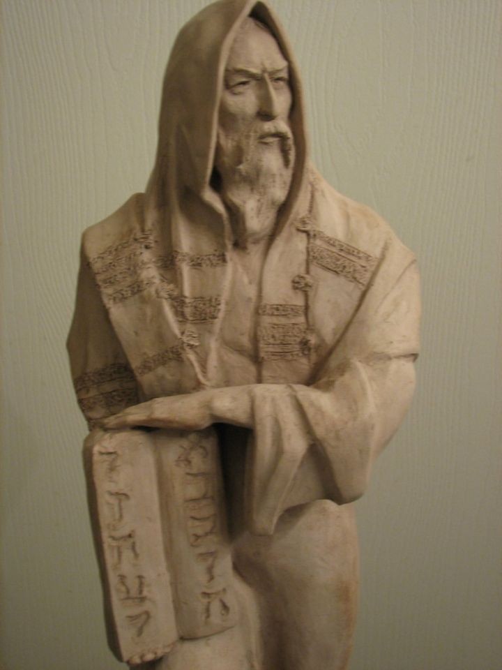 Moses Sculpture   Austin Prod. Inc., terracotta statue, #AP3053   RARE