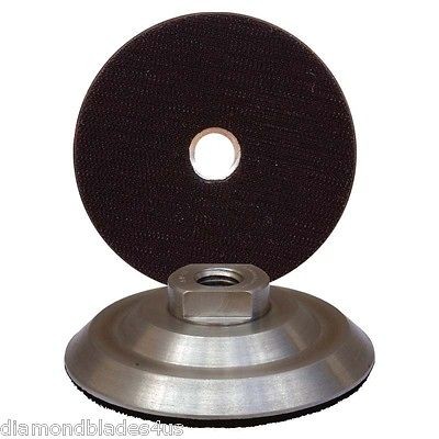 Aluminum Polishing Pad Holder Velcro Angle Grinder  Diamondblades4 