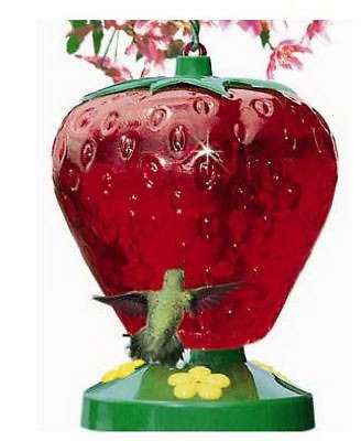 WOODSTREAM CORP 48 OZ, Strawberry Style Hummingbird Feeder 260P