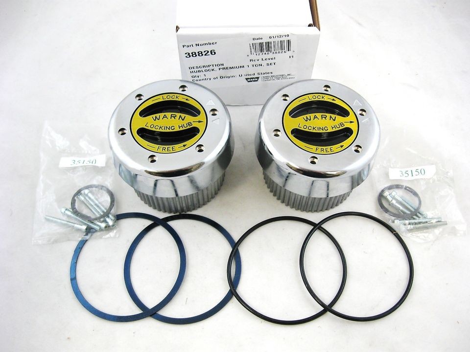 Warn 38826 Premium 4WD Manual Locking Hubs 1999 2004 Ford Excursion