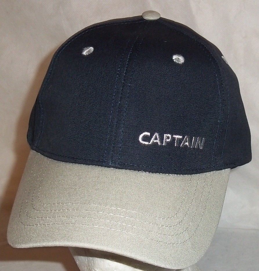 BASEBALL CAP, WITH CAPTAIN, SKIPPER, CREW OR FIRST MATE