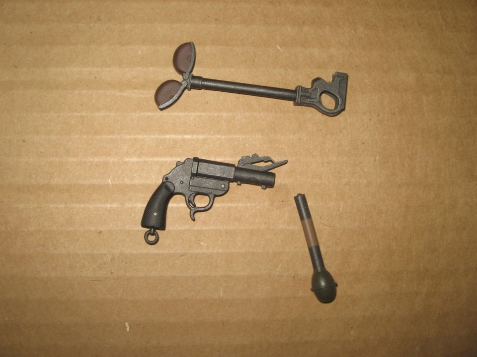 12 inch 1/6 action figure WWII flare gun with accessories