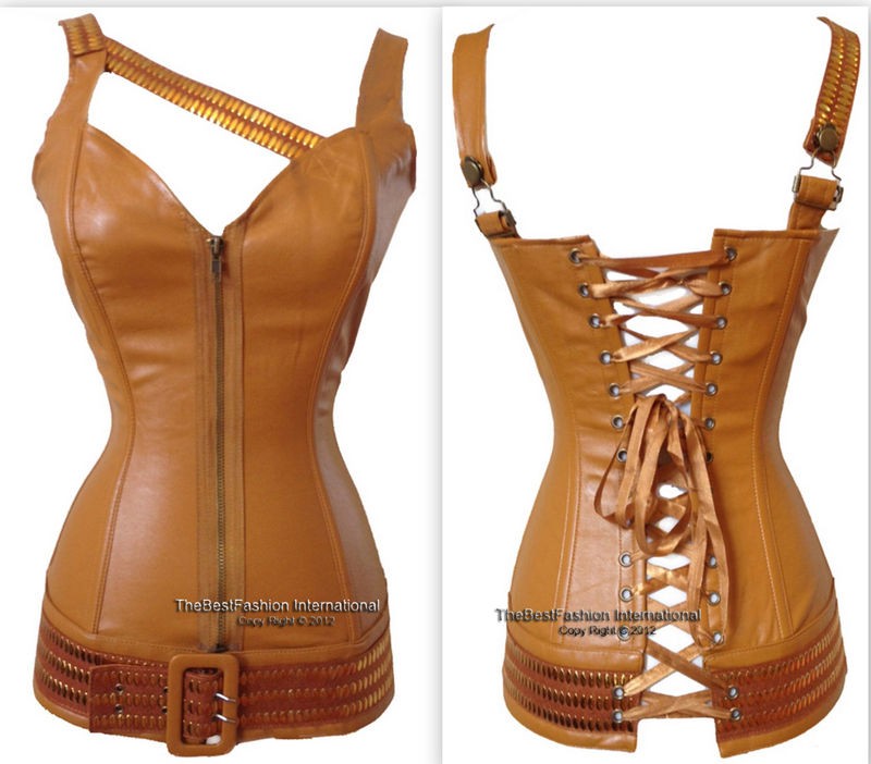 leather corset in Corsets & Bustiers