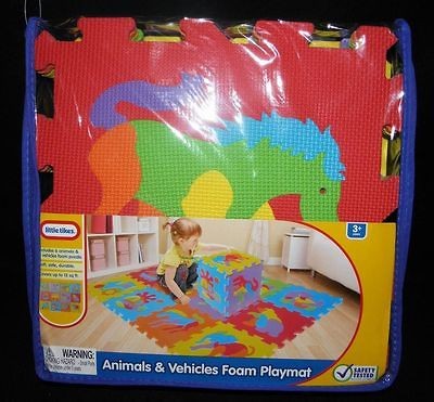   Fun Foam Little Tikes Animals & Cars Floor Puzzle Mat Playmat Nursery
