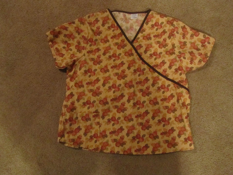 Uniform top size XL Thanksgiving/Fall colors