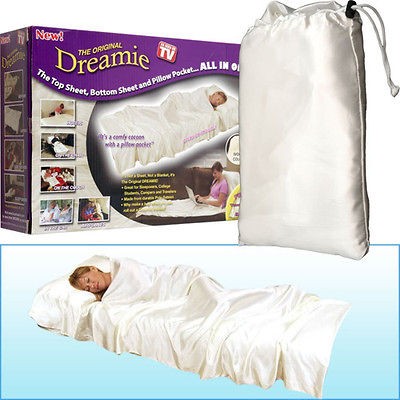 The Original Dreamie All In One Sheet and Pillow + Travel Bag AS SEEN 