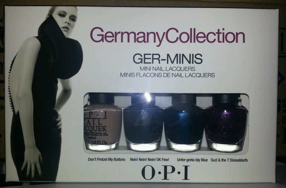 GER MINIS / GERMANY COLLECTION   Minis   OPI   4 Lacquers   1/8 oz 