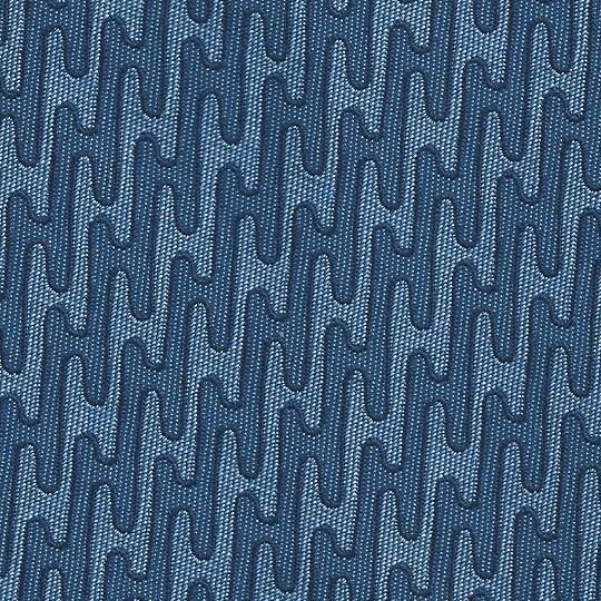   MINT rare Hermes Paris navy lattice H blue pattern 100% silk neck tie