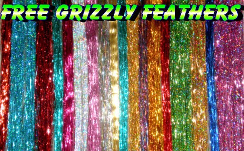 Salon Grade 100% Silk Hair Tinsel 1 Pack 80 Strands