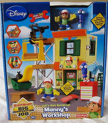 DISNEY HANDY MANNYs Workshop BIG CONSTRUCTION JOB Lets Get Building 