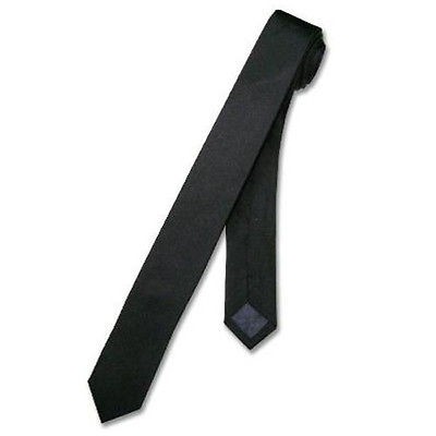 black skinny tie in Ties