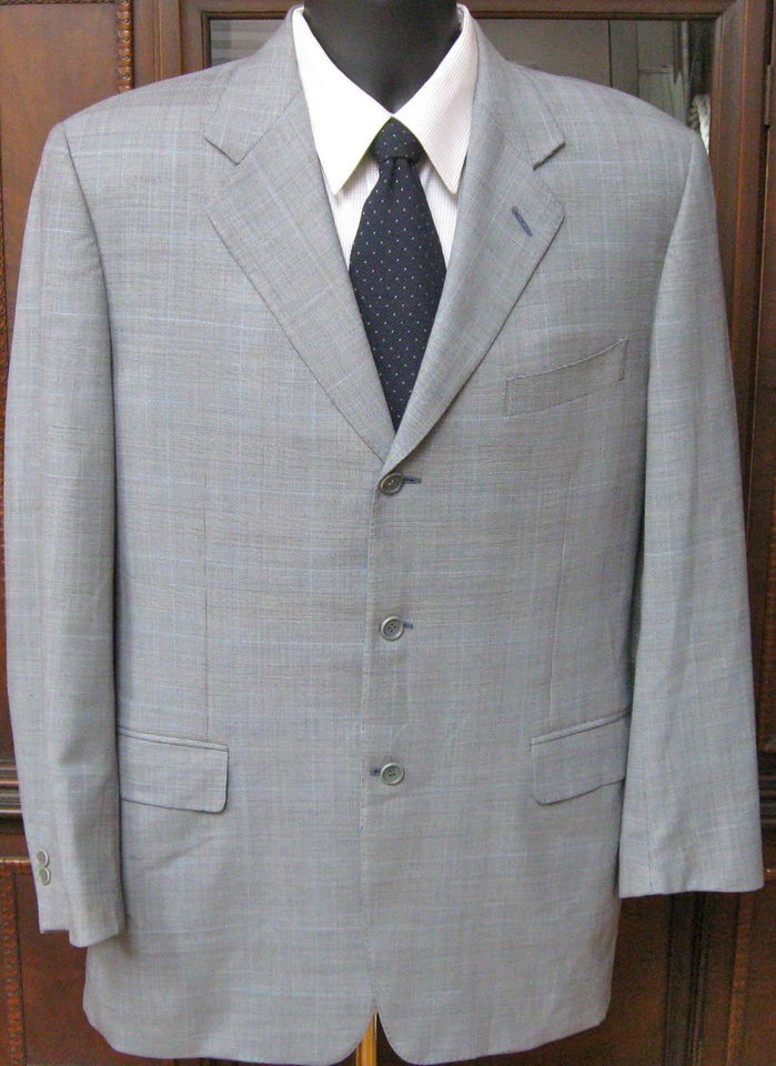   CANALI SAKS SPR 120 WOOL 3 BTN SUIT 42R FREE SHIP &GIORGIO ARMANI TIE