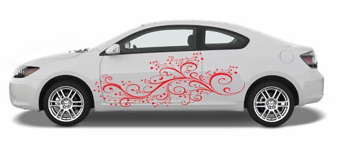 GIRLY SCION TOYOTA MINI AUDI BMW CAR VINYL GRAPHICS 36